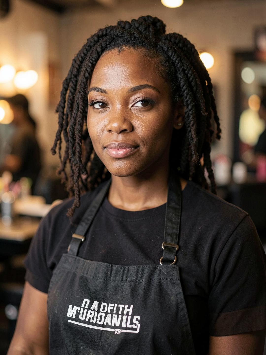 Deja Ainsley, Natural hair specialist at Conscious Heads Barbershop